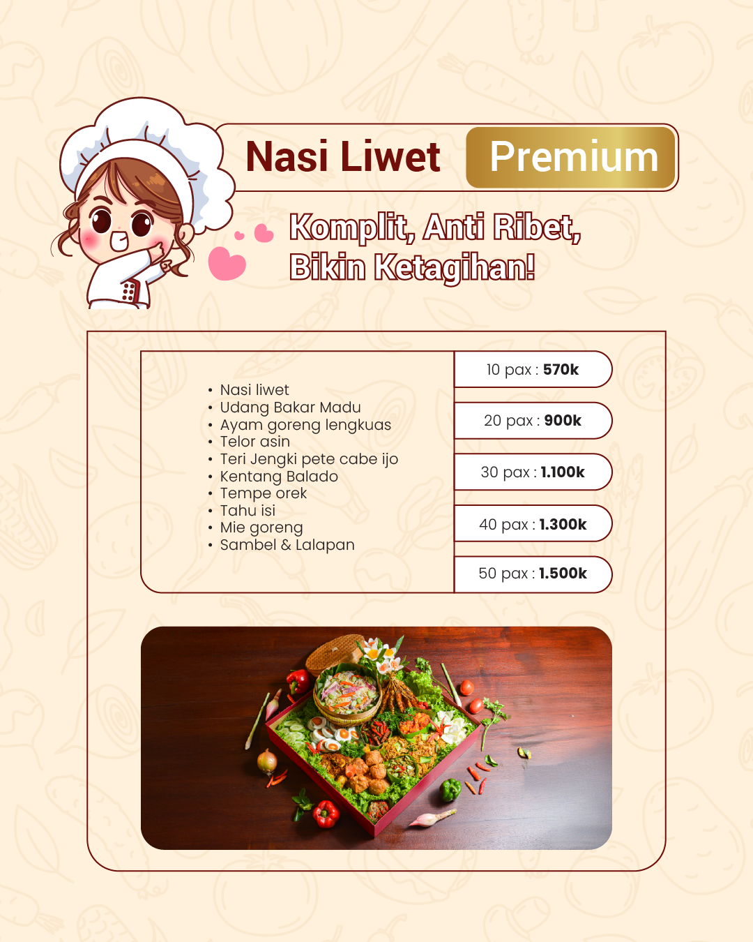 Nasi Liwet Premium