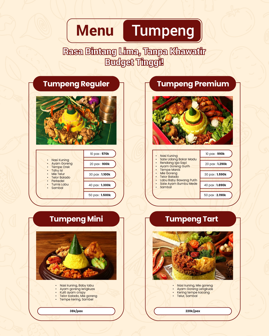 Menu Tumpeng